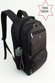 Wasserdichter Unisex-Rucksack, orthopädischer Rucksack für die tägliche Schule und Reisen mit Laptopfach