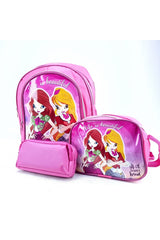 Primary School Kindergarten Student School Bag With Picture Lunch Box For Girls
