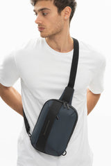 Benetton Men's Body Bag Navy Blue Bnt927