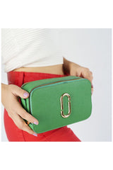 Women's Canta Green Quality Sport Stylish Crossbody Two Compartment Pocket Shoulder Bag