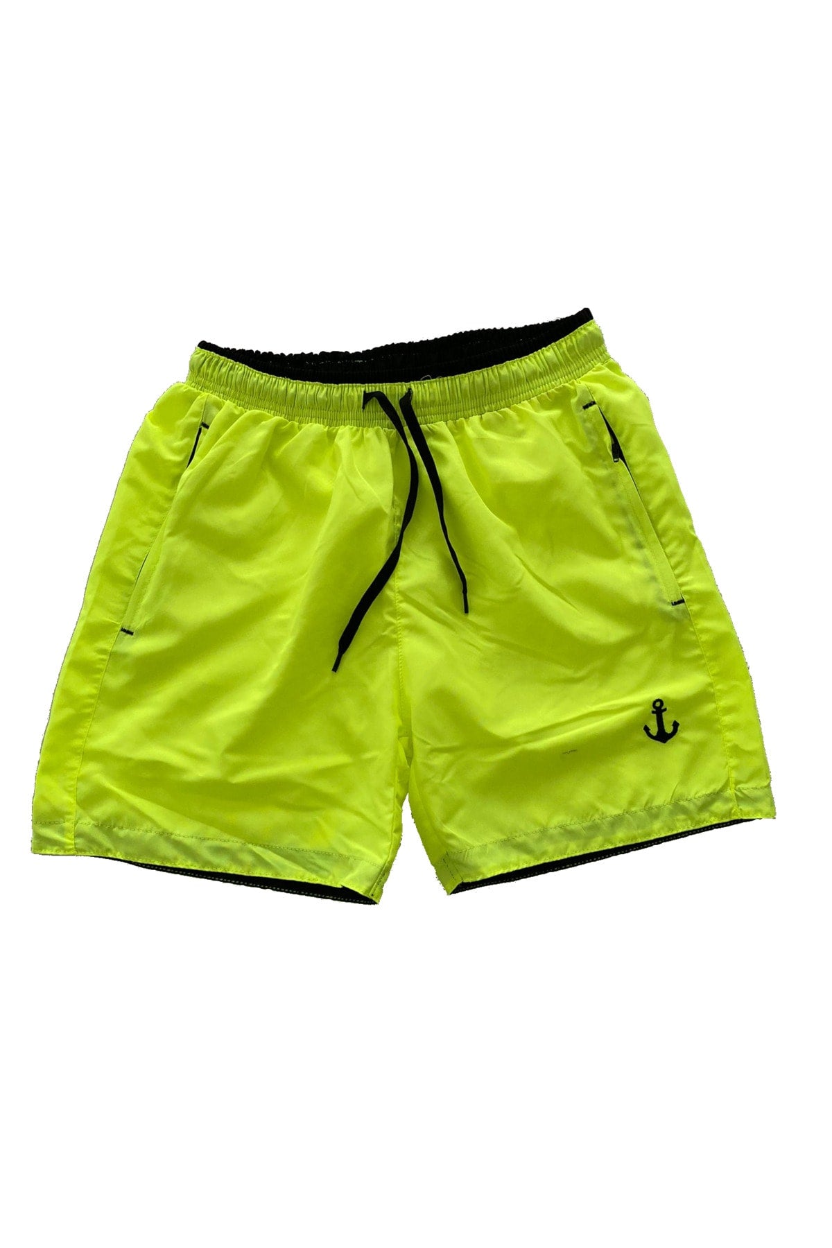 Colorful Pocket Zipper Marine Shorts