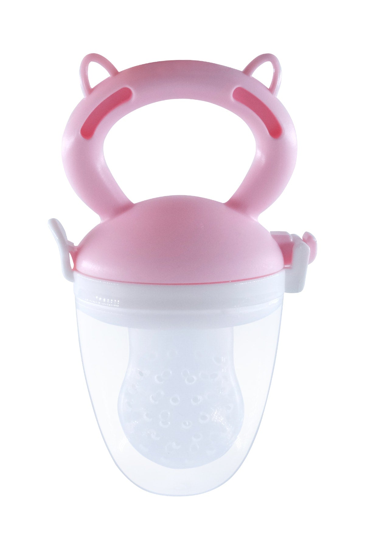 Baby Beißring Obst Gemüse Püree Schnuller Silikon Rosa