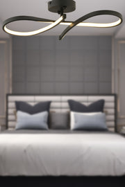 Vetto Schwarz 38 Watt Plafonier 3 Farbe Led Moderne Küche Bad Led Wohnzimmer Pendelleuchte Kronleuchter