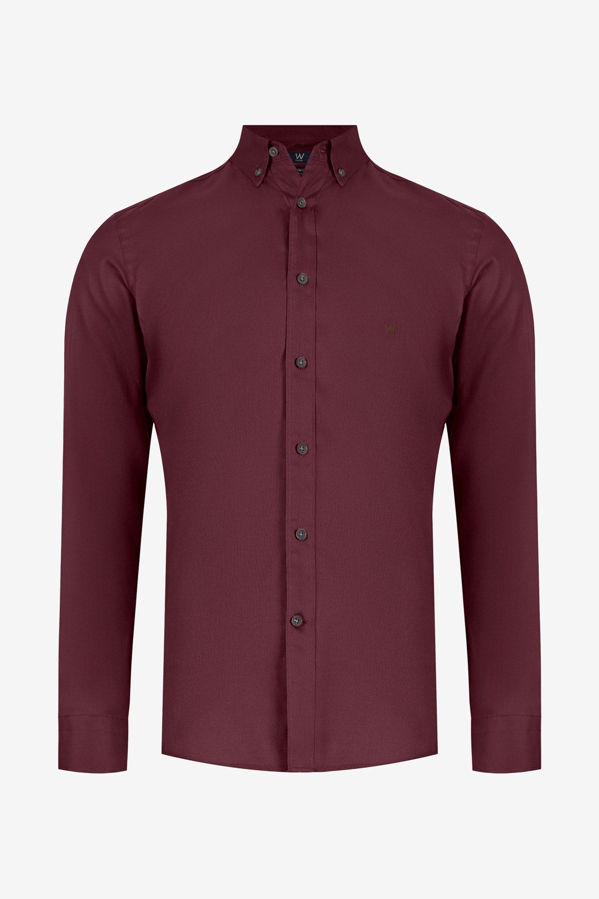 Burgundy Oxford Shirt