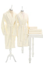 Carmin Cream Family Bathrobe Set - Swordslife