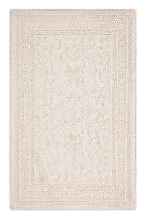 İnci Natural Cotton Rug 50x80 Cm Ecru - Swordslife