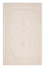 İnci Natural Cotton Rug 50x80 Cm Ecru - Swordslife