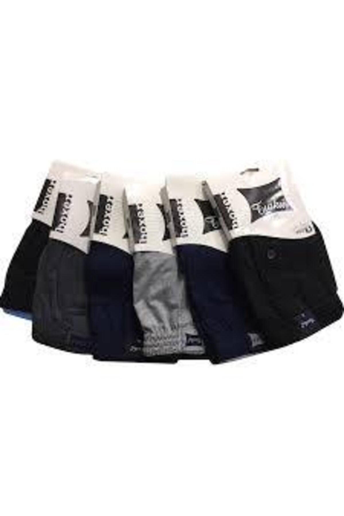 Men's Mixed Color 6 Piece Combed Cotton Boxer