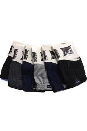 Men'S Mixed Color 6 Piece Combed Cotton Boxer