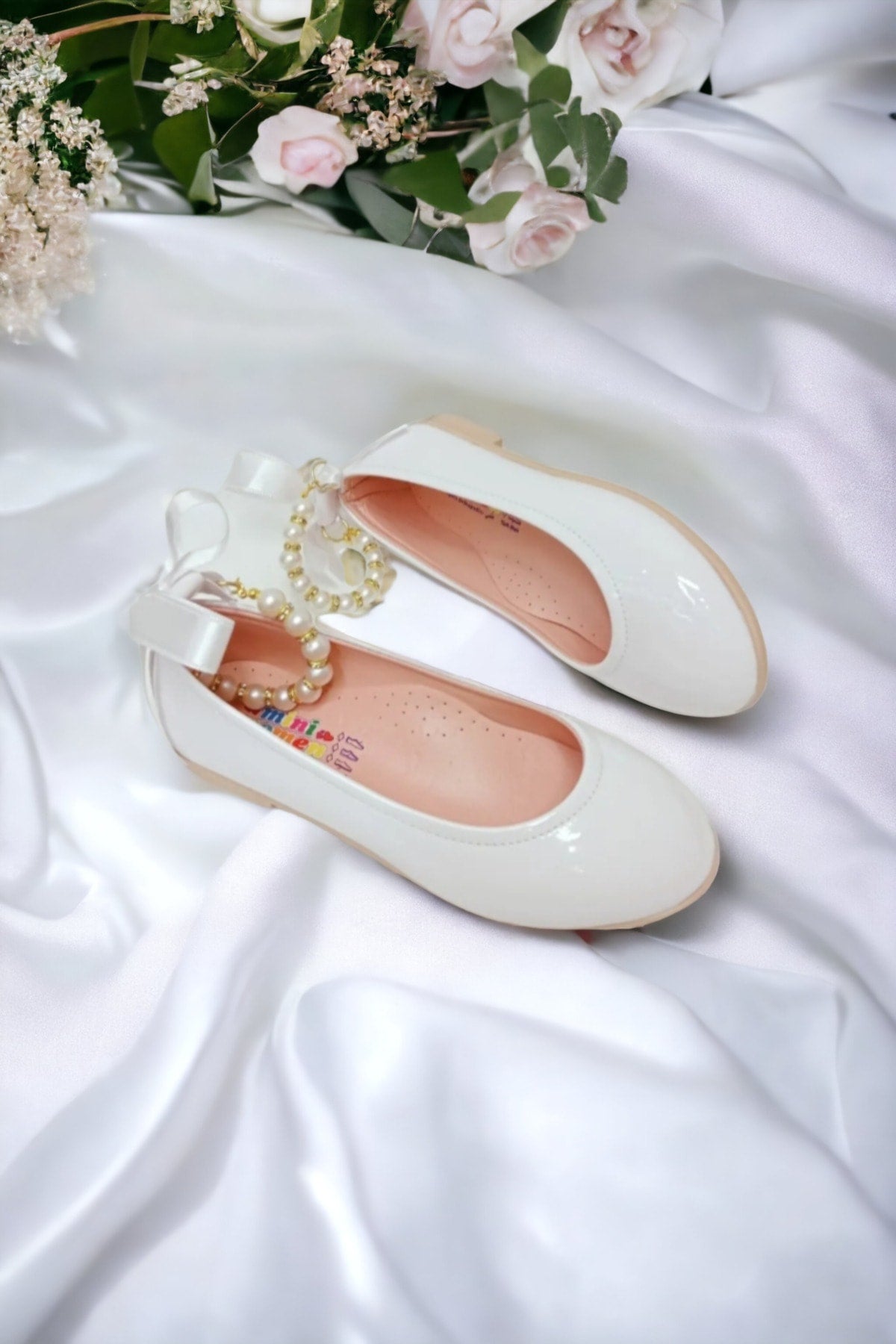 Girl'S Pearl Orthopedic Flats
