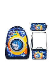 swordslife Licensed Submarine School Backpack -Nutrition And Pencil Bag Set