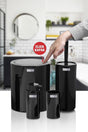 Black Round 4 Pcs Bathroom Set - Swordslife
