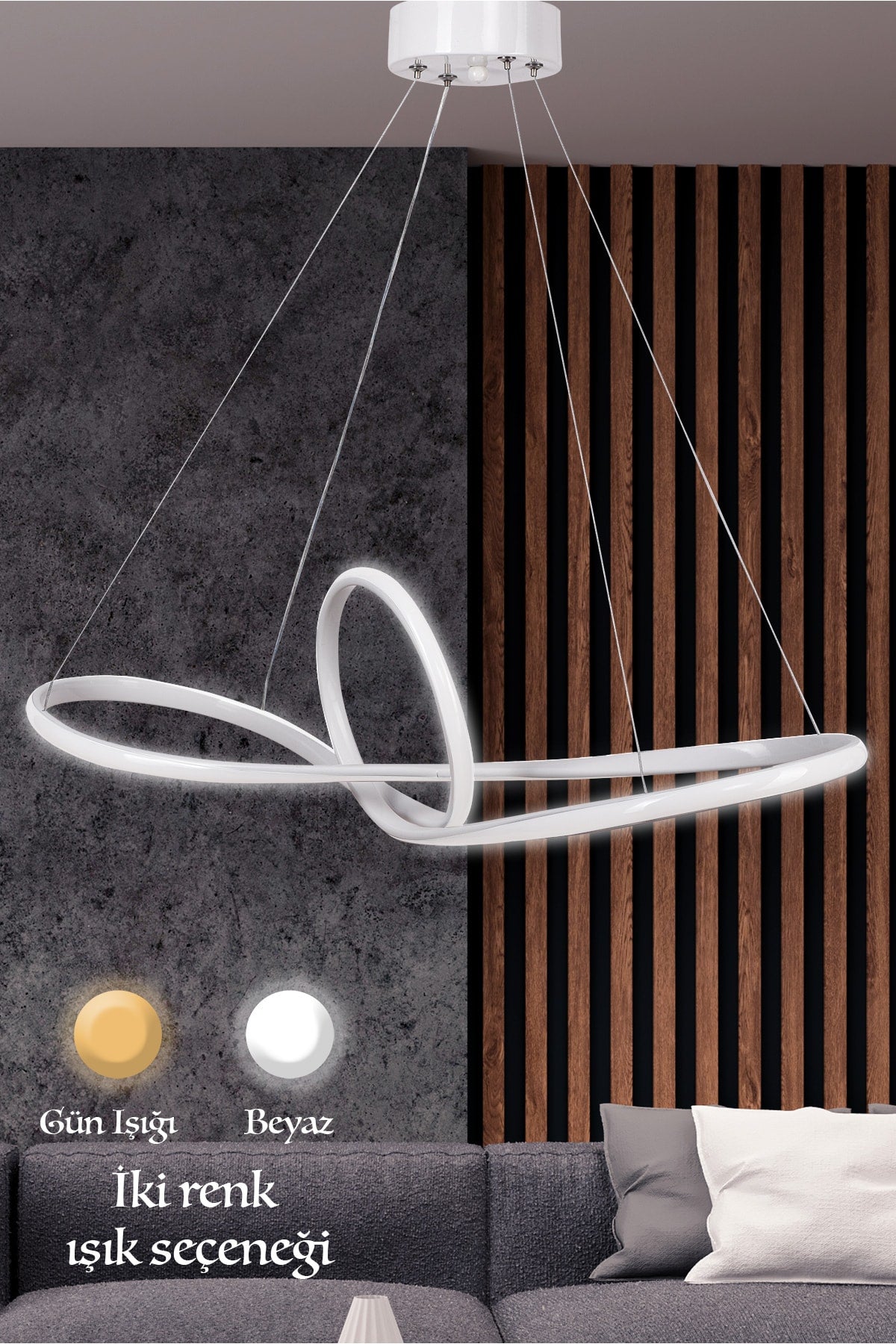 Lumiere Led Chandelier White