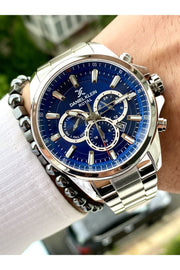 Stainless Steel Band Men'S Wristwatch