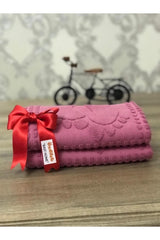 Bath Towel Set of 2 (Dark Pink) - Swordslife