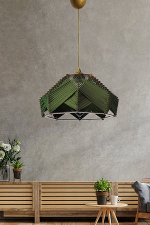 Chaos Pendant Lamp Chandelier Khaki Green