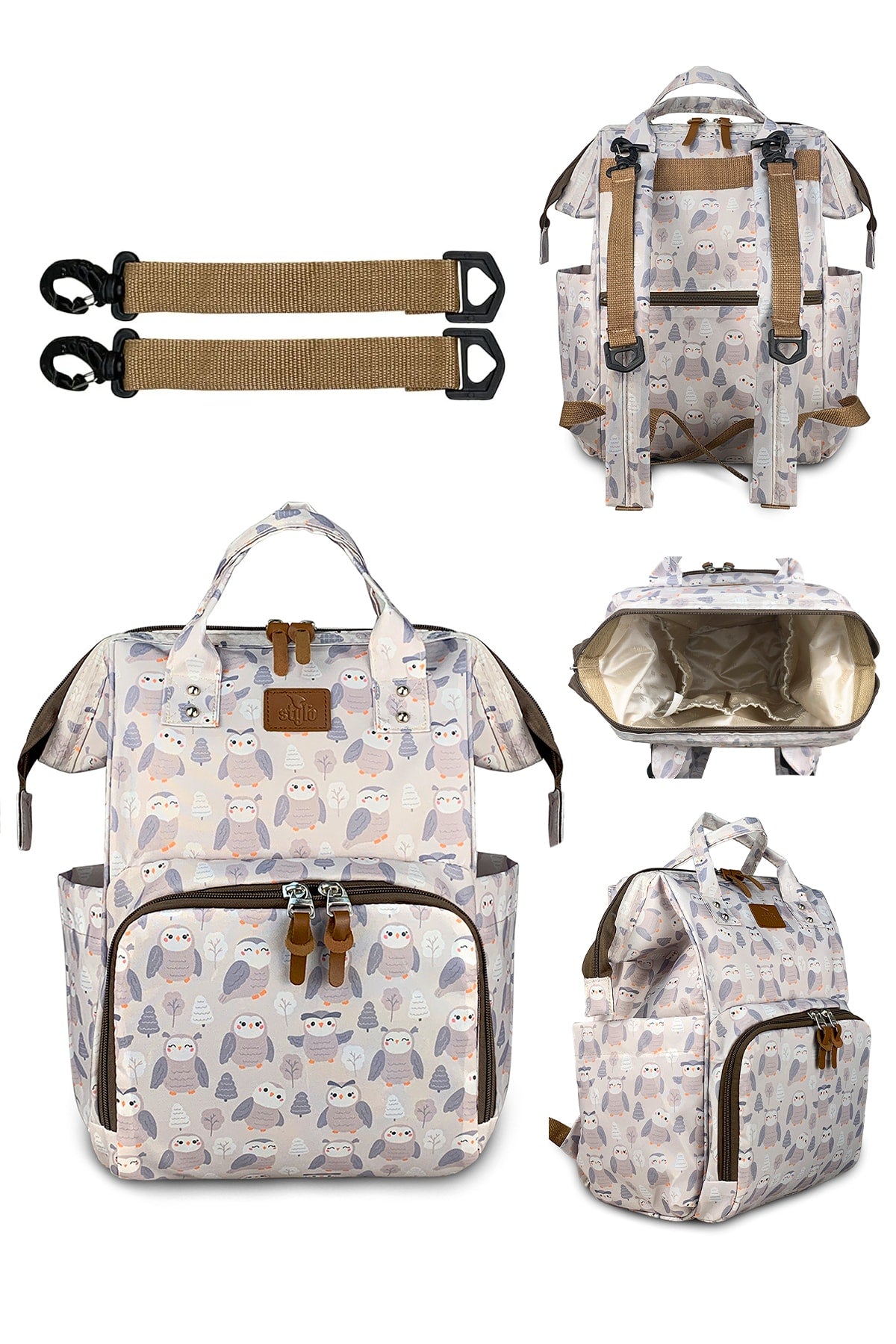 Paris Mommy Baby Bag Owl