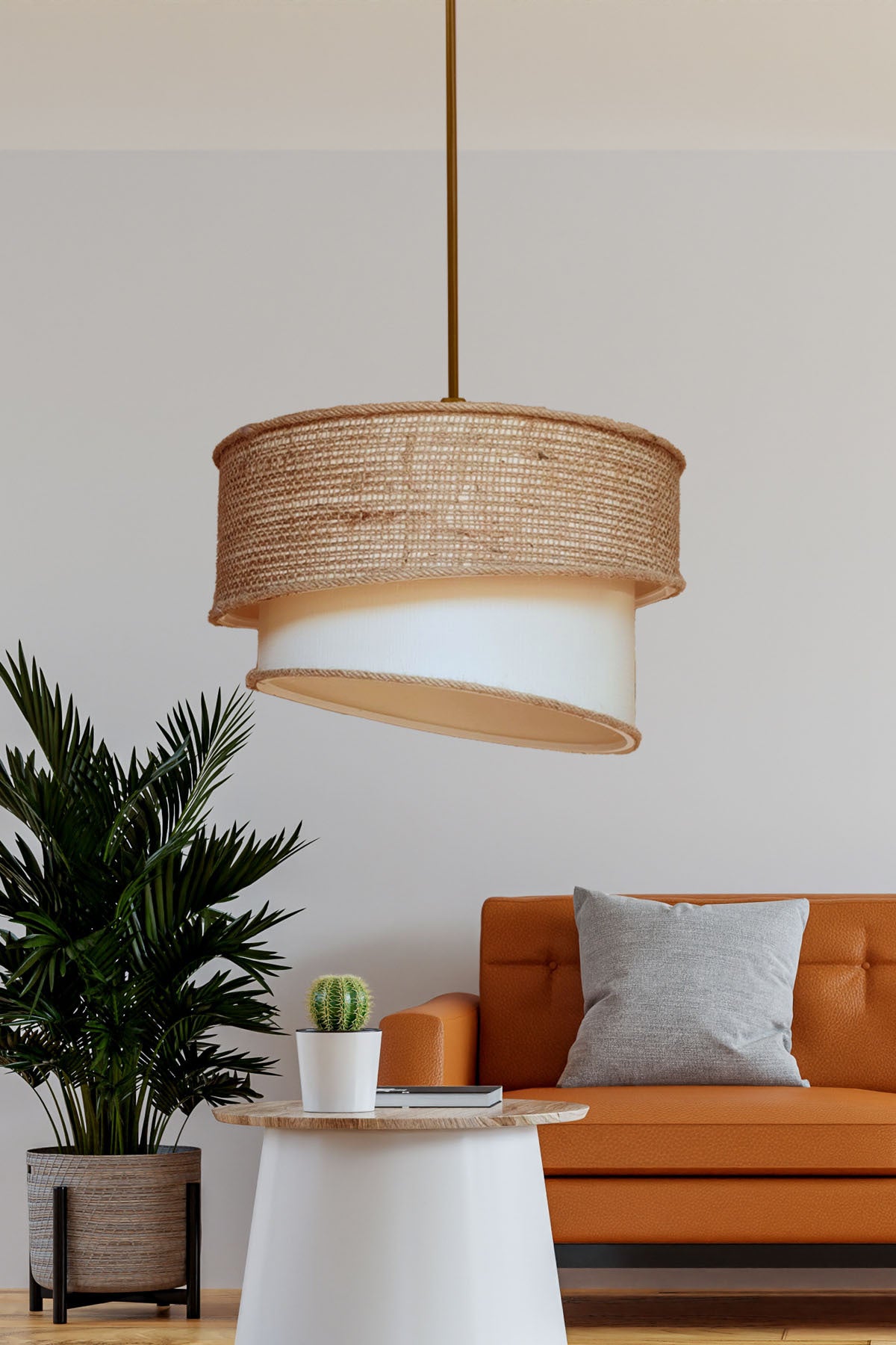 Wind Redro Wicker Pendelleuchte Kronleuchter E548