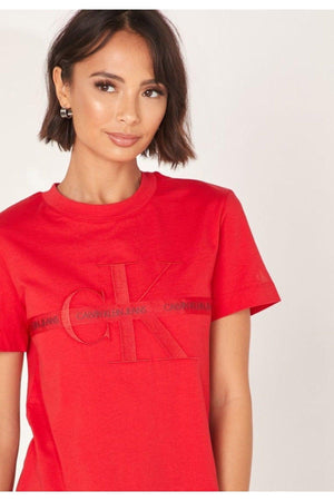 Tapping Through Monogram Tee | Regular Fit T-shirt - Swordslife