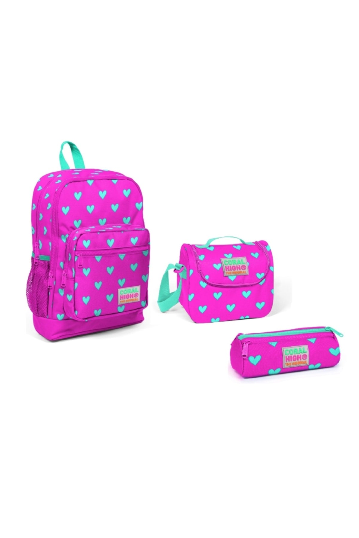 Kids Four Compartment 3 Pcs School Bag Set
