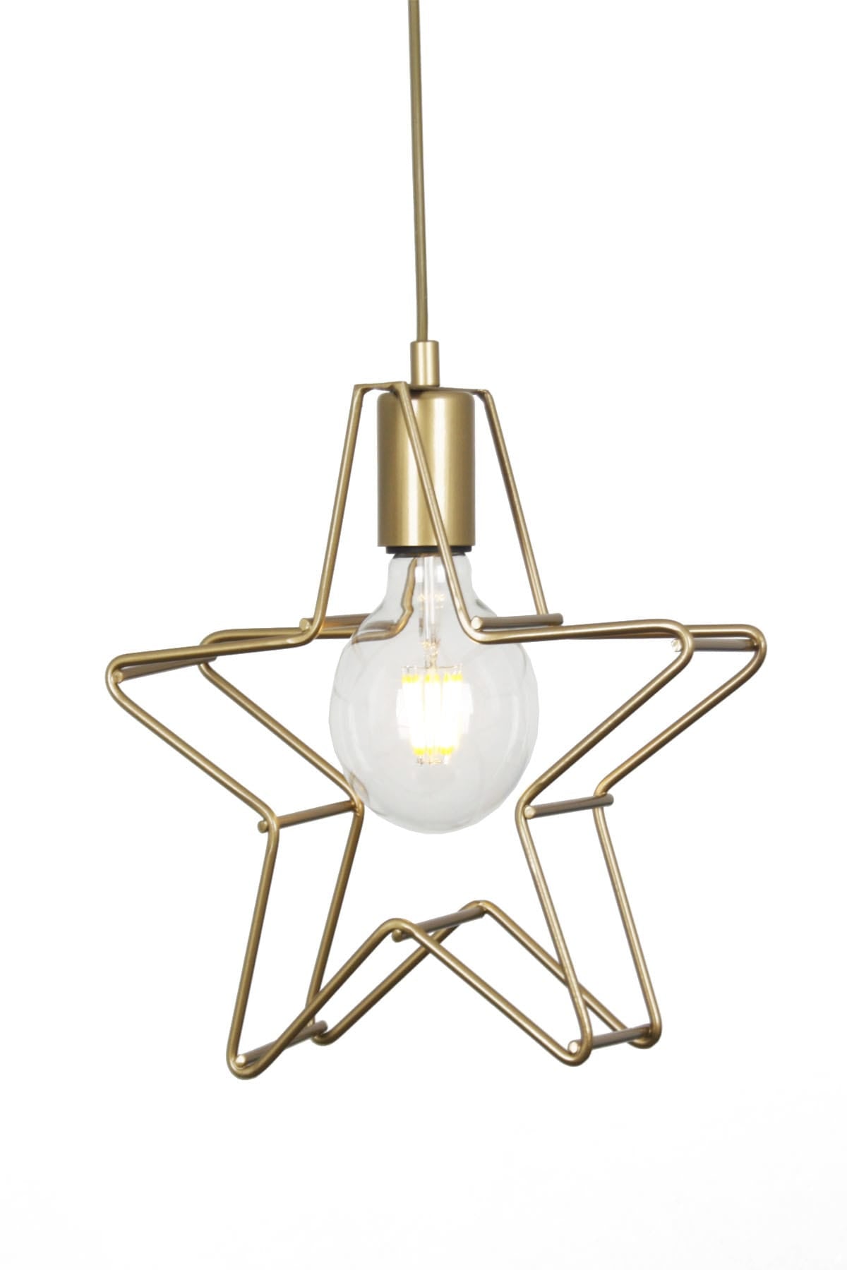Valencia Star Single Gold Antik lackiert Modern Kronleuchter