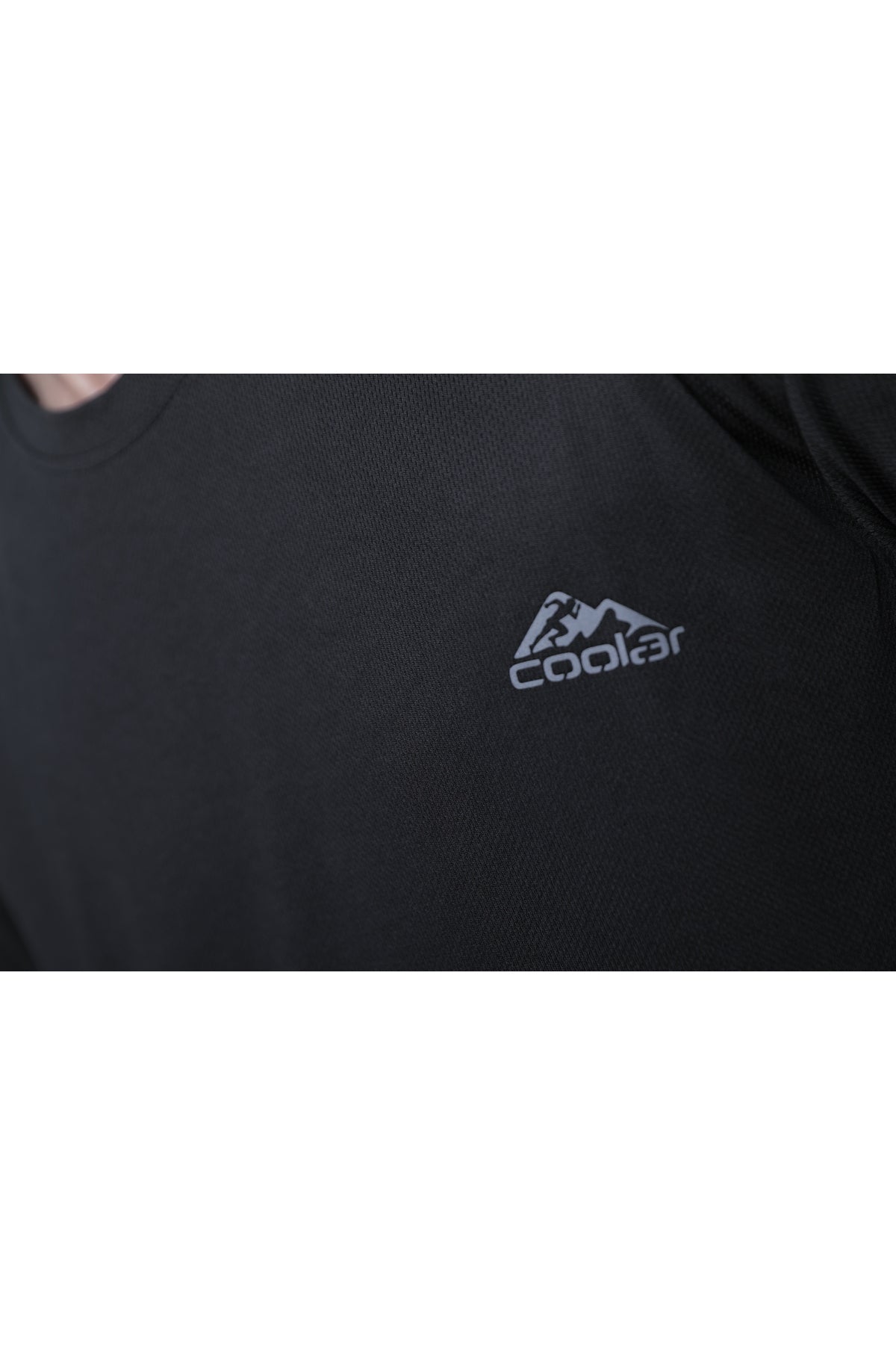 Black Sweat Absorbent Outdoor Performance Sports T-Shirt