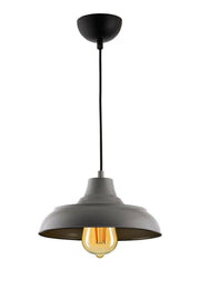 Retro Rustikalen Modell Moderne Metall Einzelne Anhänger Lampe Schwarz