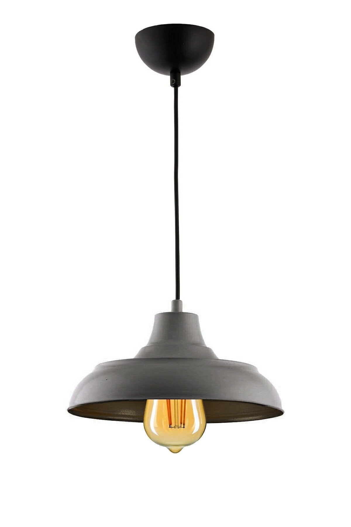 Retro Rustic Model Modern Metal Single Pendant Lamp Black Chandelier Cafe