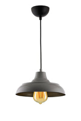 Retro Rustic Model Modern Metal Single Pendant Lamp Black Chandelier Cafe