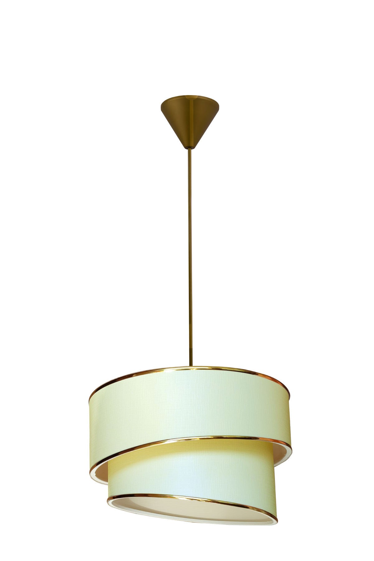Ruzgar Moderne Einzel-Pendelleuchte Kronleuchter Beige Es119
