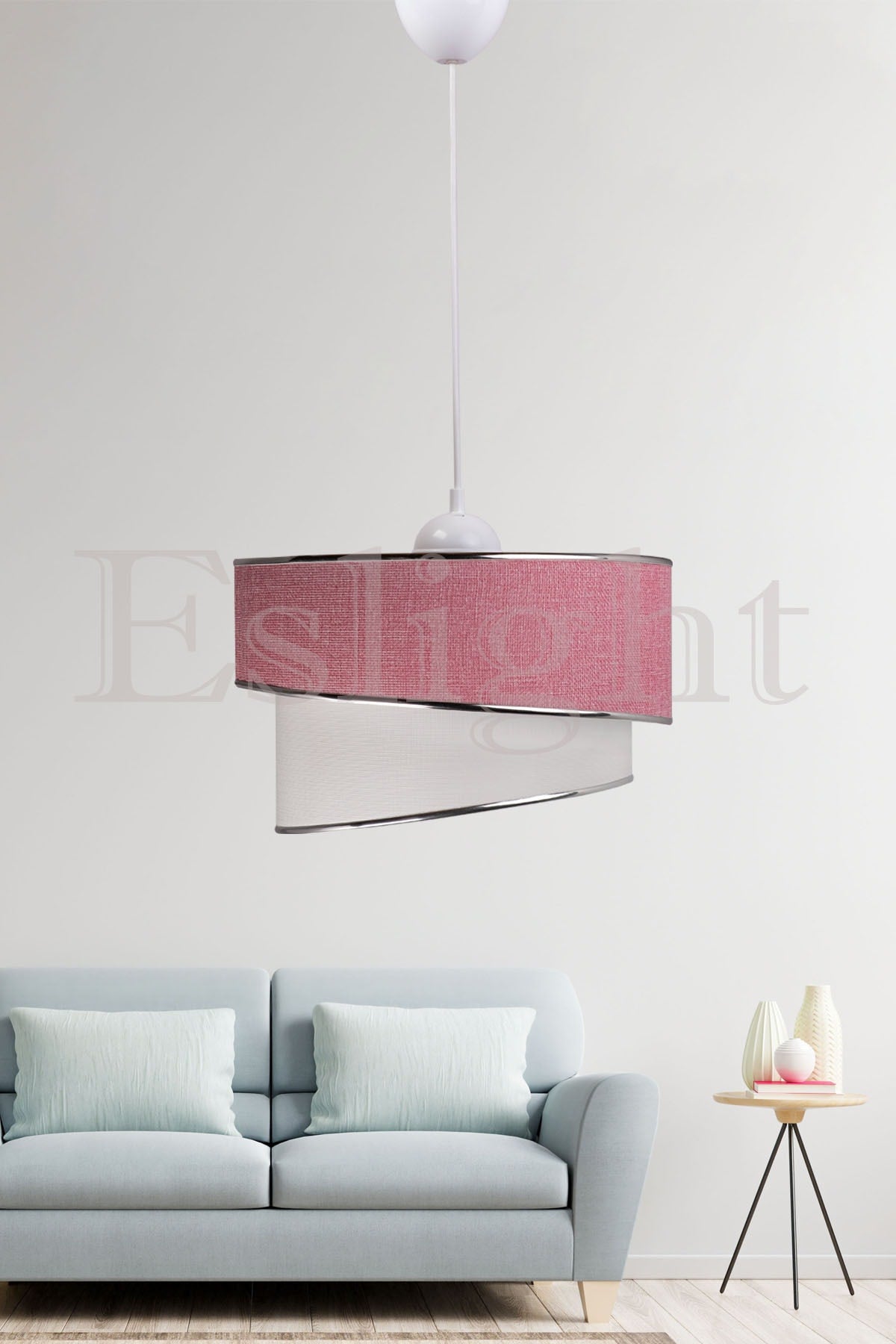 Ruzgar Modern Single Pendant Lamp Chandelier Pink.89pm