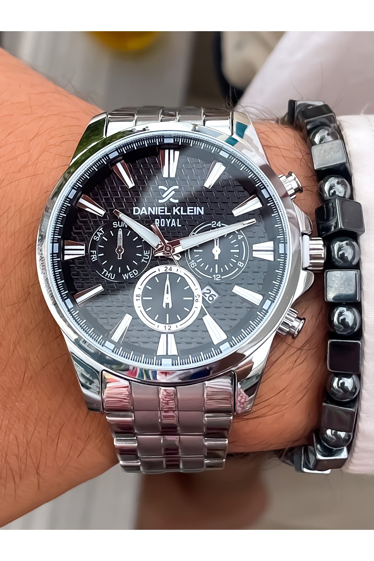 Original New Season Herren-Armbanduhr aus Stahl mit Geschenk