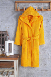 Cotton Hooded Young Bathrobe Unisex Waiter Boy Bathrobe - Swordslife