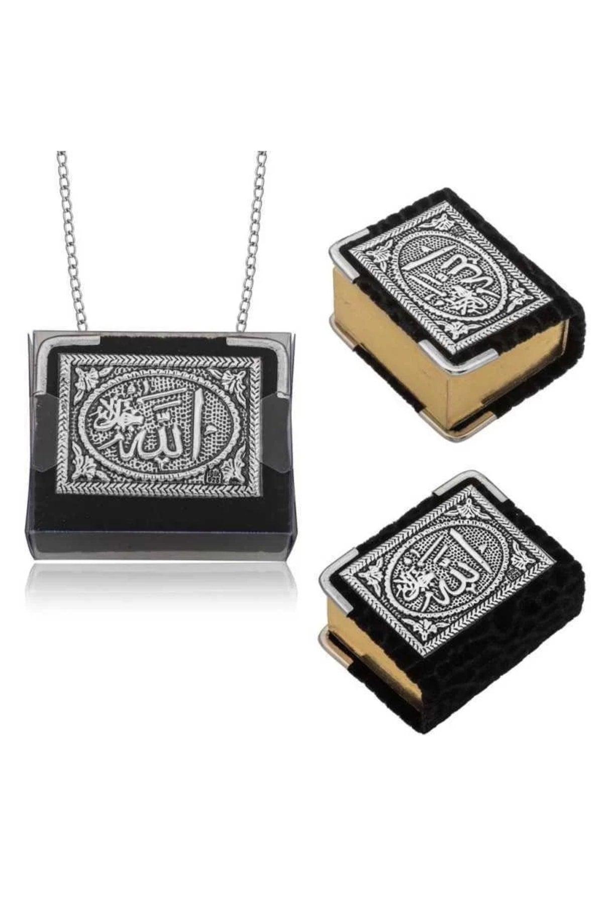 Kleiner Koran mit Silberkette