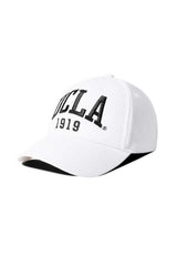 Ballard White Black Embroidered Hat