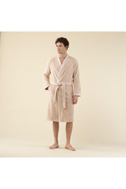 Chic Men's Bathrobe Beige - Swordslife
