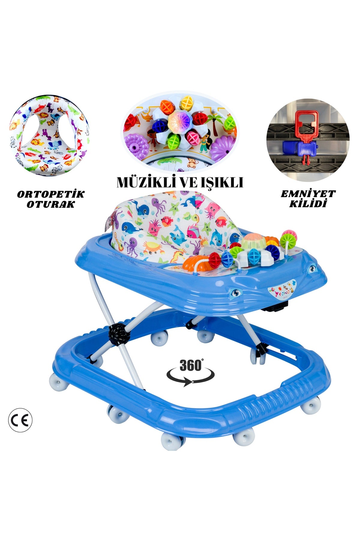 Musical And Lighted Walker 10 Leg Spider Model Yrtç22