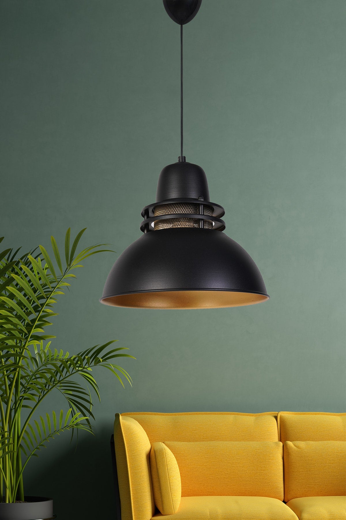 Trente Pendant Chandelier Black
