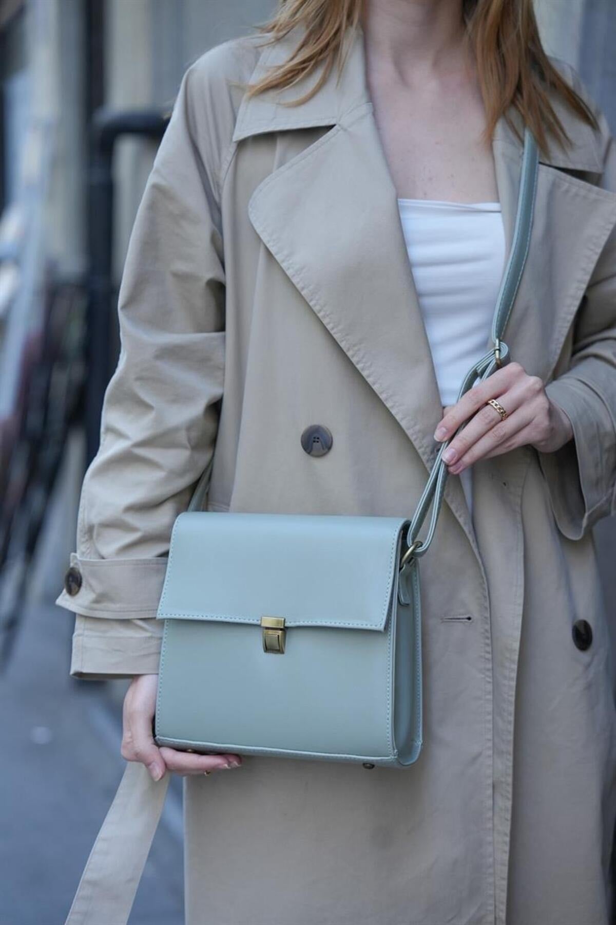Mint Damen Designer Vintage Tasche