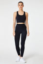 Gela High Waist, Flexible And Gathering Sports Leggings Black - Swordslife