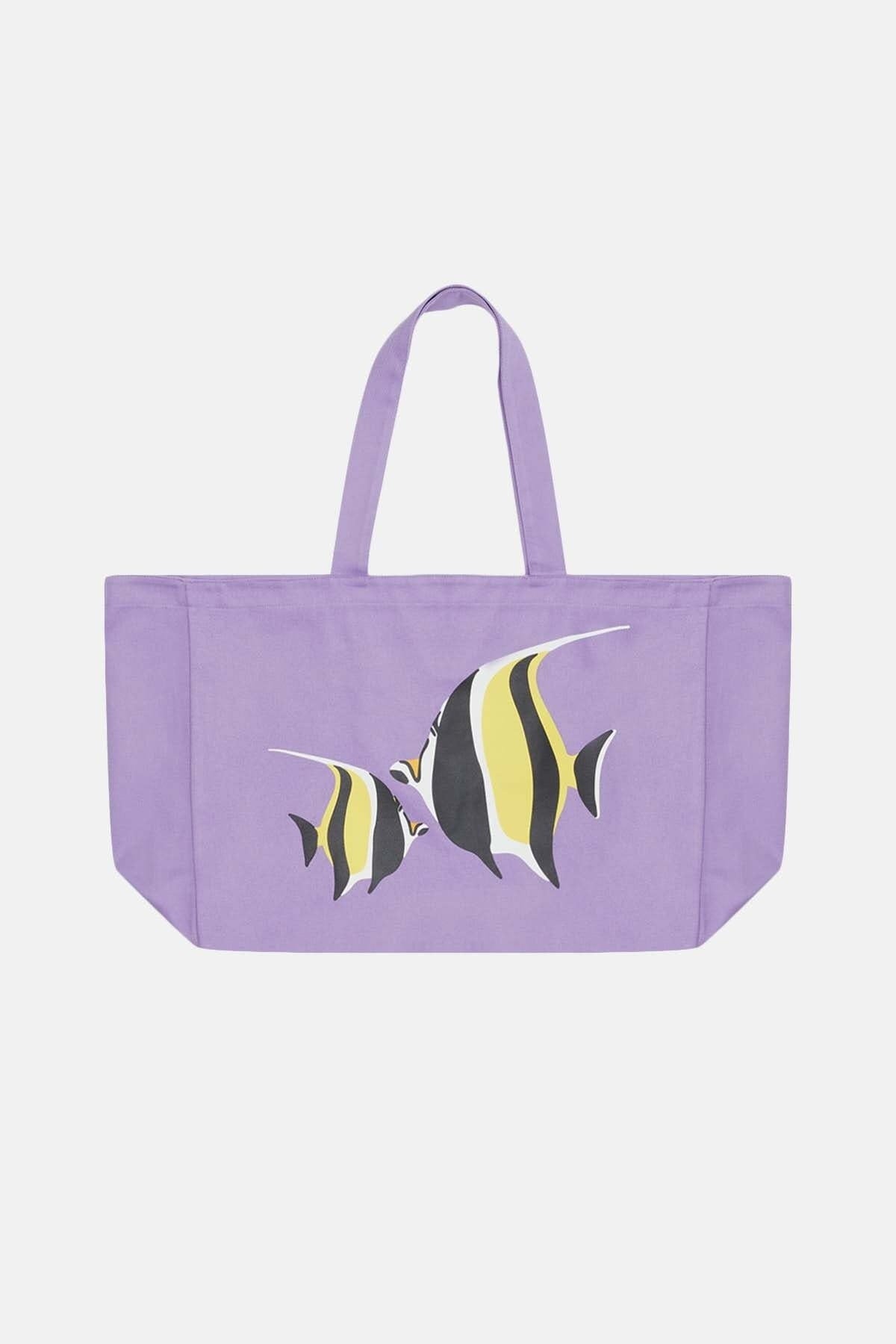 Moorish Idol Beach Bag - Lilac