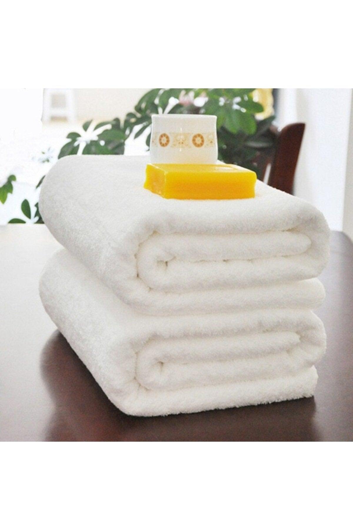 Ultra Luxury Hotel White Bath Towel 900 Gr 90x150 - Swordslife