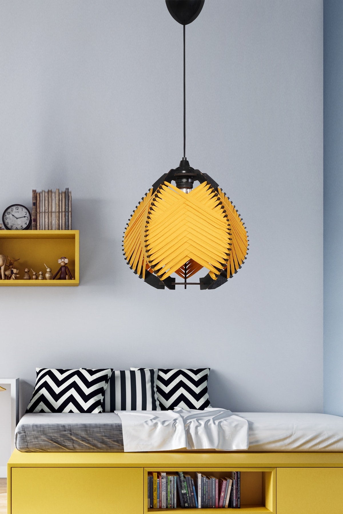 Lierre Pendant Lamp Chandelier Yellow