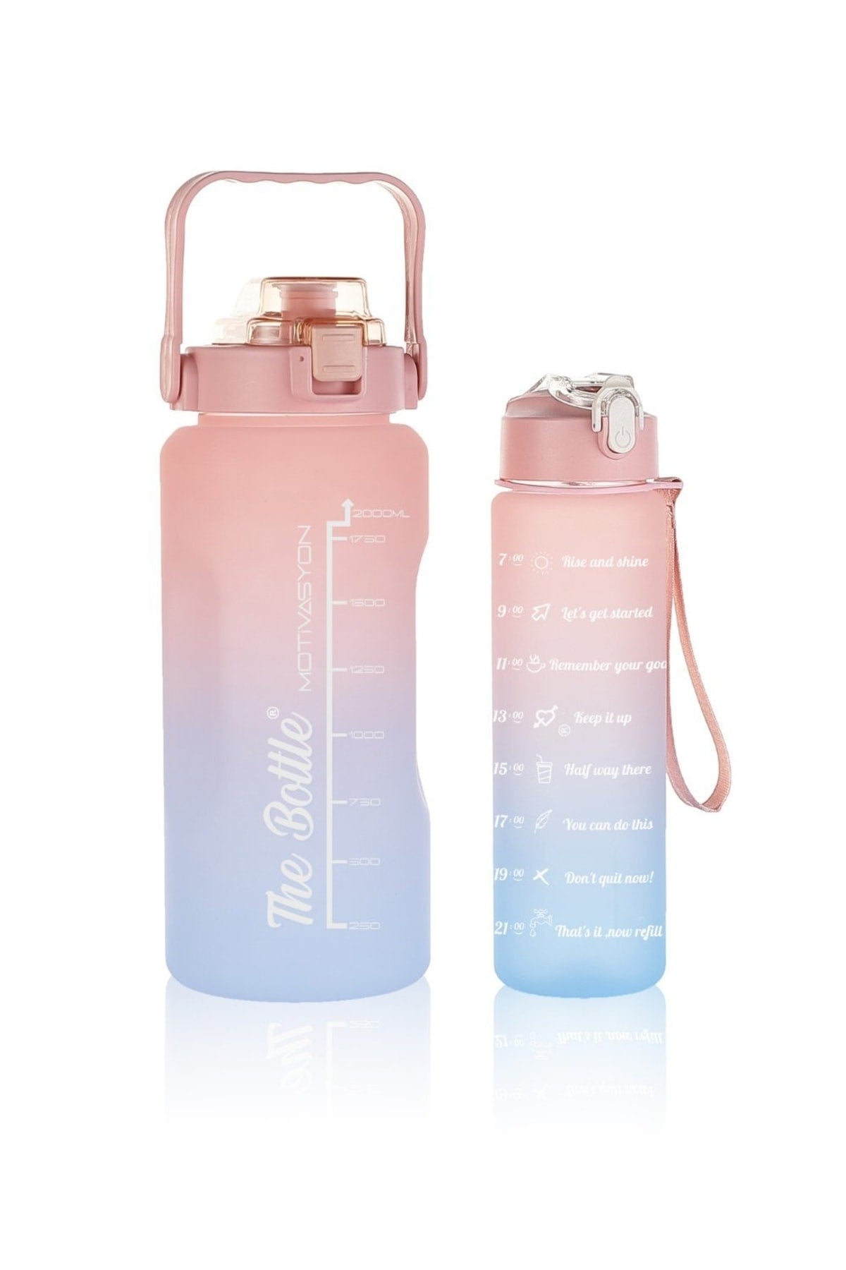 The Bottle Motivational 2-Pack Water Bottle Water Bottle Water Bottle 2Lt 750Ml Baby Tritan Water Bottle Water Bottle