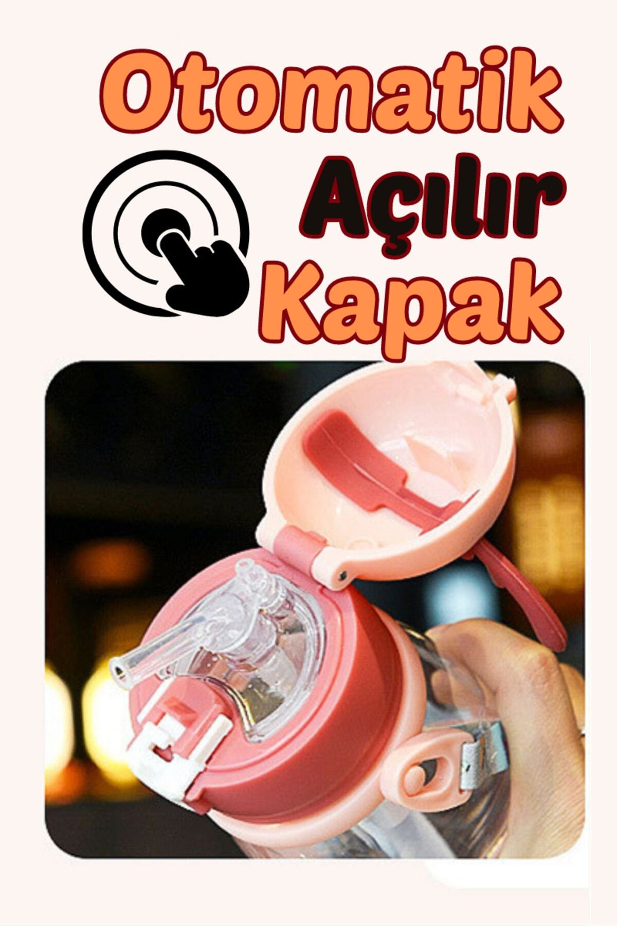 Children'S Drinker 500 Ml Deer Child Drinker Water Flask Bpa Free School Drinker Carrying Suspended Non-Spill