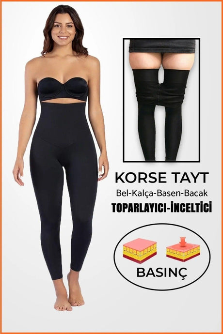 High Waist Corset Tights Firming Slimming Postpartum Recovery Postpartum Tights - Swordslife
