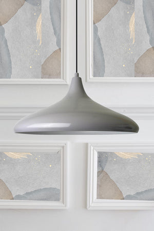 Champion Gray Metal Chandelier Single Pendant Lamp Living Room Kitchen Hall Hairdresser Cafe Boutique Lamp Lighting
