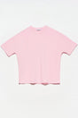 3683 Basic T-shirt Light Pink - Swordslife