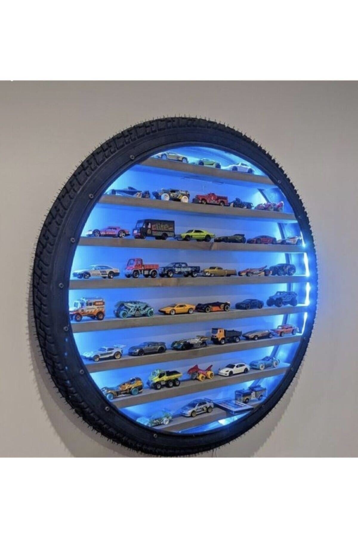 Black Light Car Wall Shelf