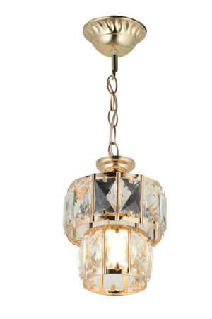 Miraç 2 Tier Gold Chandelier